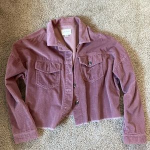 Pink corduroy jacket